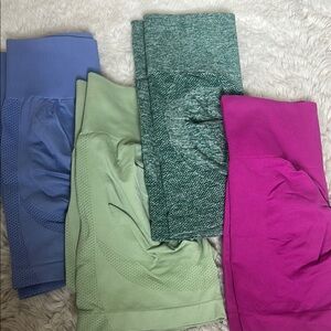 amazon workout scrunch spandex